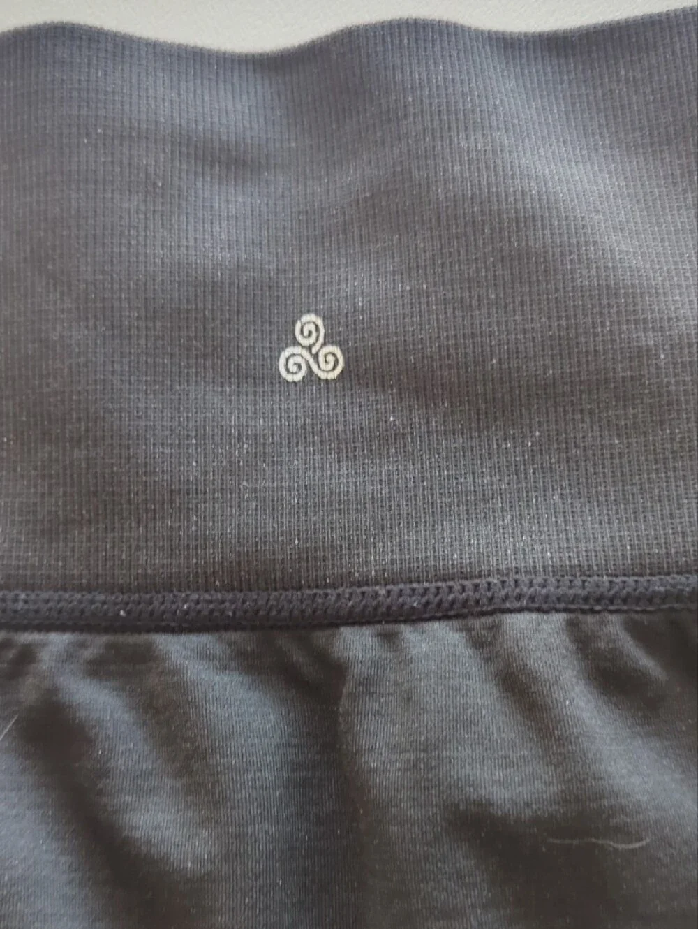 Women's Black and Rose Gold Active Bike Shorts - Athletic Brand